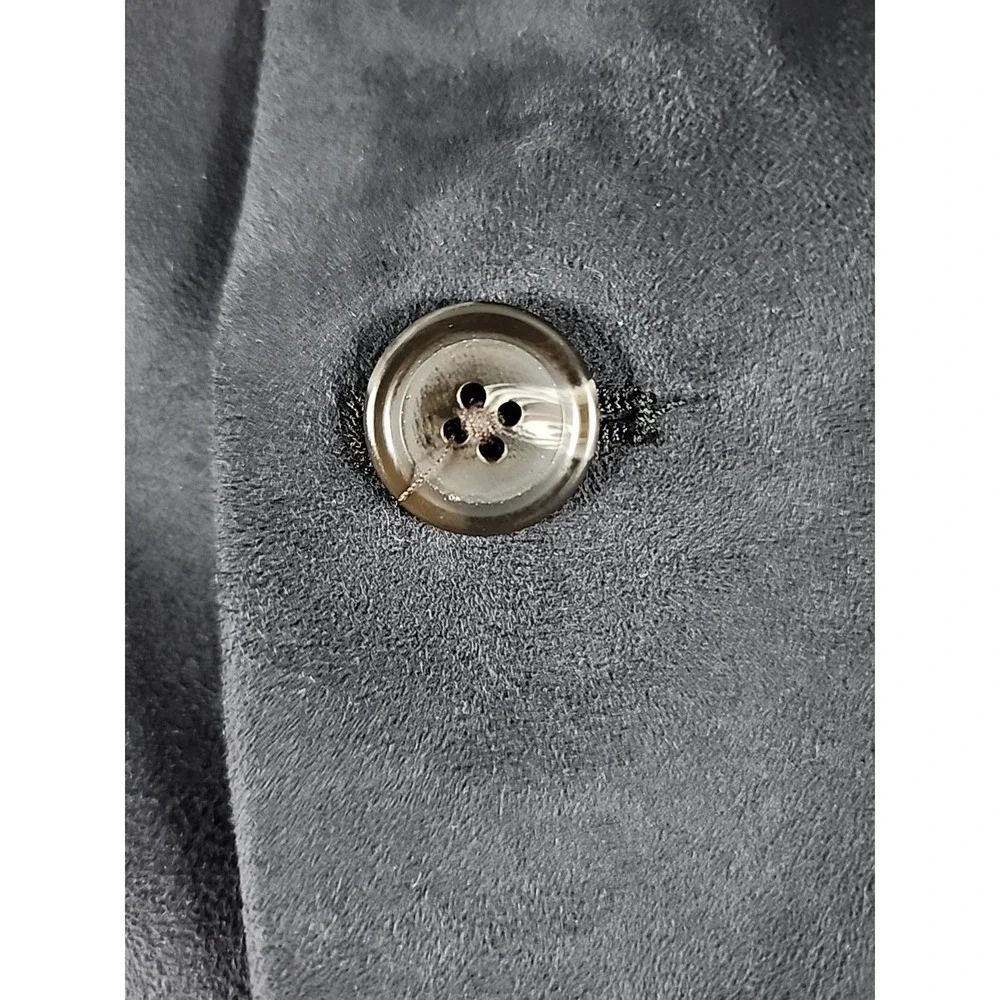 VTG Chaps Ralph Lauren Men's Velvet 3-Button Blazer Black 46R Sport‎ Coat Jacket